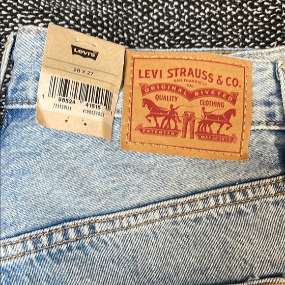 Levi's Sky Blue Women's Cropped Jeans Size 28 x 27 - Picture 1 of 11